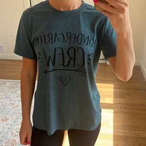 Kindergarten Crew short sleeve shirt size medium